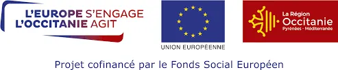 Logos de l’Europe s’engage et l’Occitanie agit